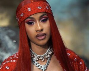 Cardi B Twerks In Vivid Red Pants To Compliment Her New Hairstyle